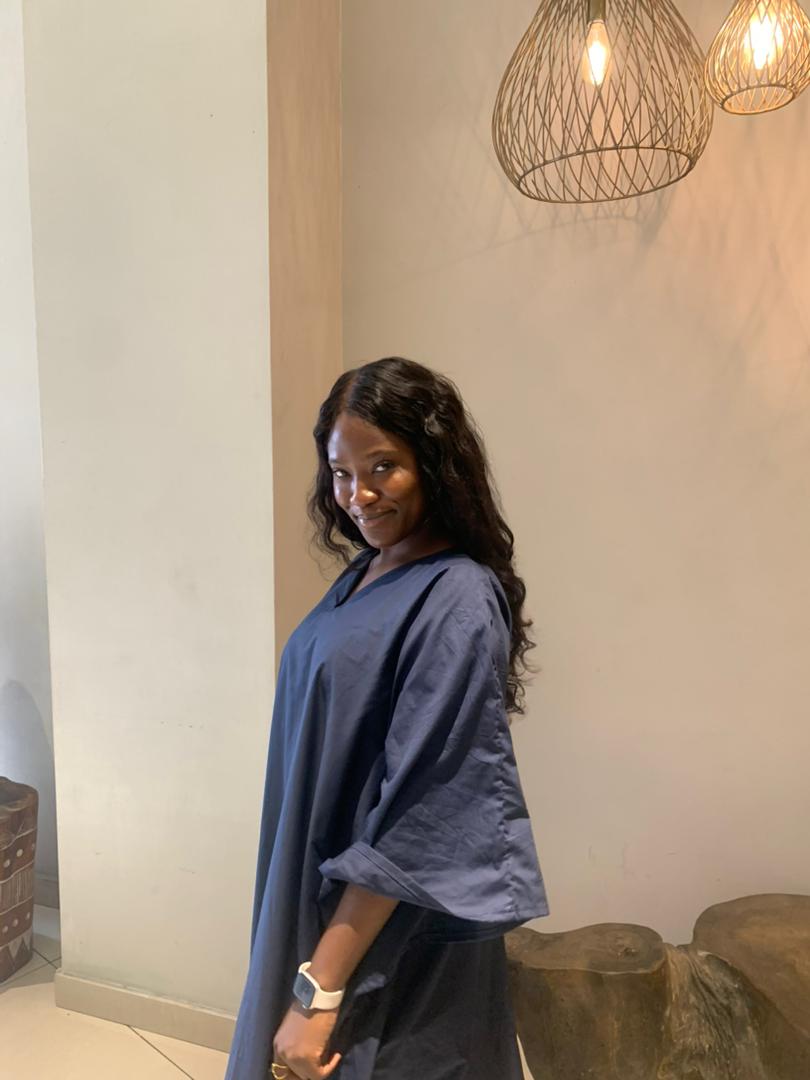 Oluwatumininu Dada at a tech conference